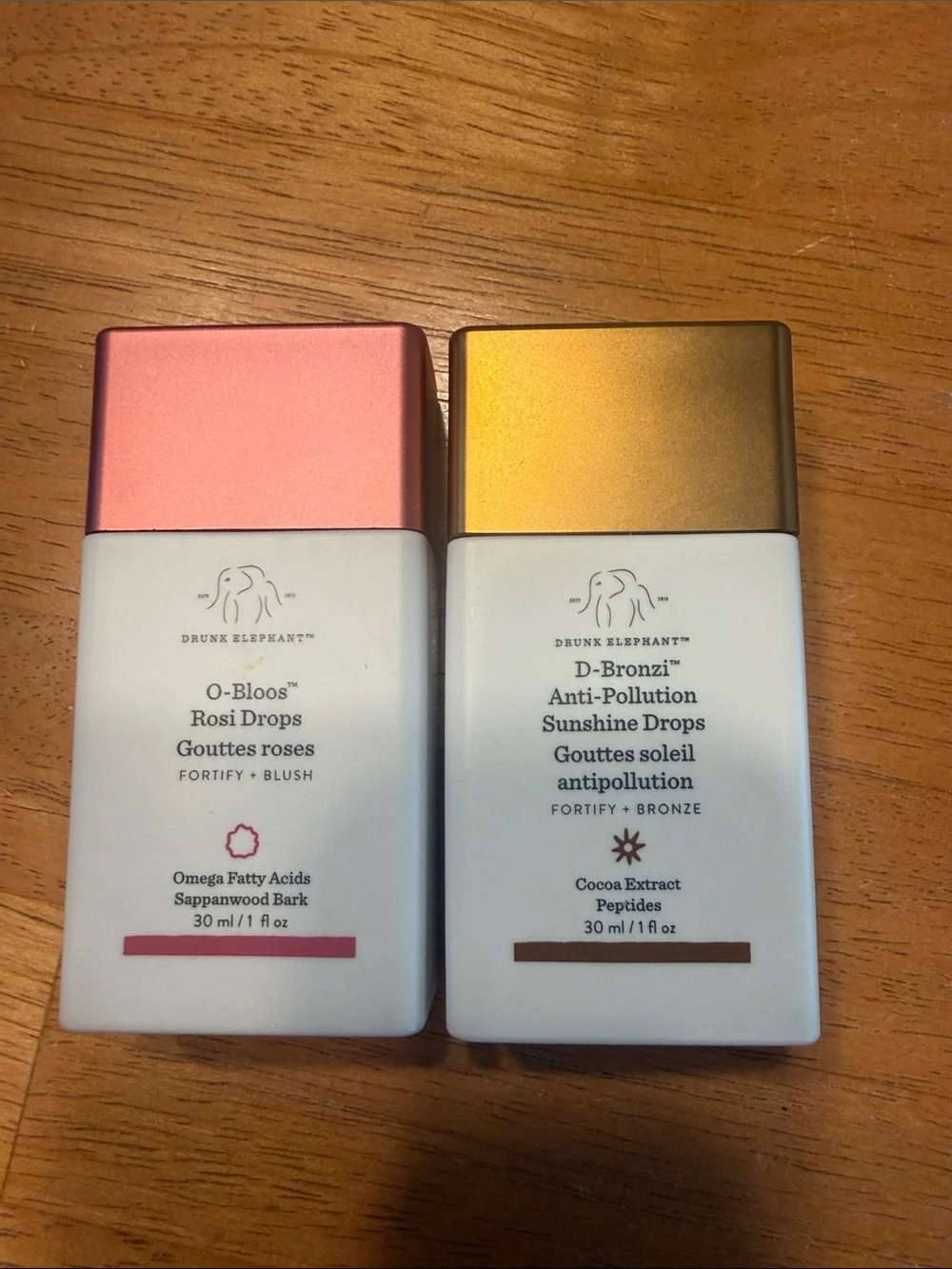 Drunk Elephant Makeup Drops Bundle Blush and Bronze
